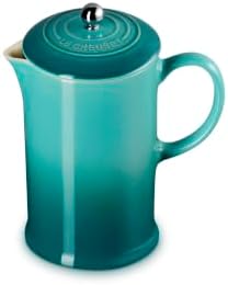 Le Creuset Stoneware French Press, 34 oz., Riviera by Unknown