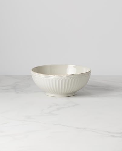 Lenox French Perle Groove White Stoneware Serving Bowl - Image 2