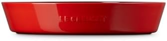 Le Creuset Stoneware Signature Oval Chip and Dip Platter, 13", Cerise - Image 3