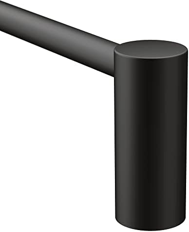 Moen Align Matte Black 18 inch Modern Single -Towel Bar, YB0418BL by Unknown