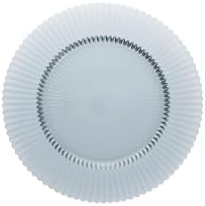 Fortessa Archie Glass, 8.5 Inch Salad Plate (Set of 4), Dusk Gray by Unknown