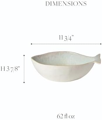 Casafina Ceramic Stoneware 62 oz. Dourada Serving Bowl (Seabream) - Dori Collection, Atlantic Blue | Microwave & Dishwasher Safe Dinnerware | Food Safe Glazing | Restaurant Quality Serveware - Image 2