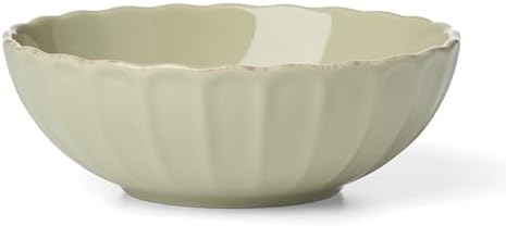Lenox French Perle Scallop Matcha Stoneware 12-Piece Dinnerware Set for 4 - Image 4