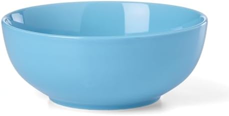 Oneida 24 Seven Colors Turquoise Porcelain Nesting Bowl Set, 4-Piece - Image 4