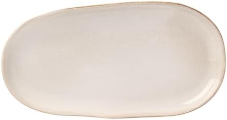 Oneida Organic Shades Oatmeal Stoneware 2-Piece Serving Platter Set - Image 3
