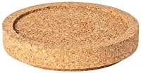 Costa Nova 5" Cork Trivet Lid - Redonda Collection, Natural | Heat Safe Tableware | Natural Portuguese Cork Material | Restaurant Quality Serveware by CostaNova