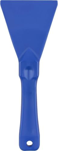 SPARTA Polypropylene Scraper Tool Food Safe Scraper for Removing Caked-On Residue in Commercial Kitchens, Plastic, 7.82 x 3 Inches, Blue (Pack of 6) by SPARTA