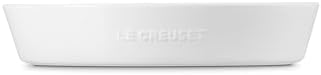 Le Creuset Stoneware Signature Oval Chip and Dip Platter, 13", White - Image 3
