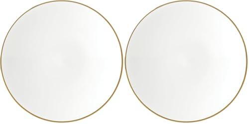 Lenox White Trianna Salad Plate, 0.95 LB (Pack of 2) by Lenox