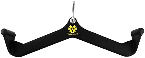 LAT Pulldown Attachment,Back Tricep Bar Strength Training,Handle Grips LAT Pull Down Bar Press Down Exercises,Cable Machine Accessories, Cable Back Attachments for Home Gym by WNOEY