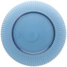 Fortessa Archie Glass, 8.5 Inch Salad Plate (Set of 4), Cornflower Blue by Unknown
