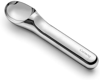 Caraway Stainless Steel Ice Cream Scoop with Ergonomic Handle by Unknown