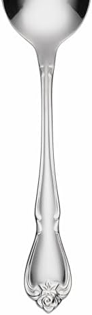 Oneida True Rose Dinner Spoons Silverware Set for 4, Flatware - Image 2