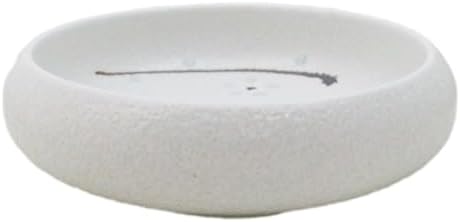 Ebros Gift Modern Yukino Hana Snow Flowers Ceramic Dinnerware Serveware Kitchenware Set Oriental Asian Restaurant Supply (Pack Of 6 Small Salad Banchan Plates Shallow Bowls 5"D) - Image 5