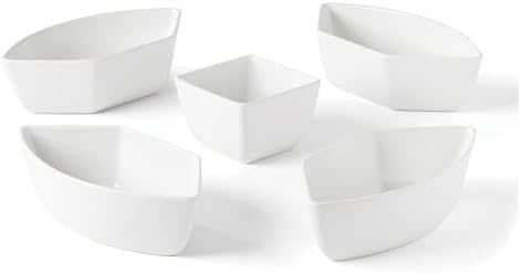Oneida Willow and White Stoneware Chip and Dip Serving Set, 6-Piece - Image 2