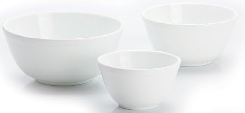 Mixing Nesting Bowls - Set of 3 - American Made - Mosser Glass USA (Milk) - Image 2