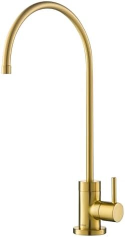 KRAUS Purita 100% Lead-Free Kitchen Water Filter Faucet in Brushed Brass, FF-100BB by Unknown