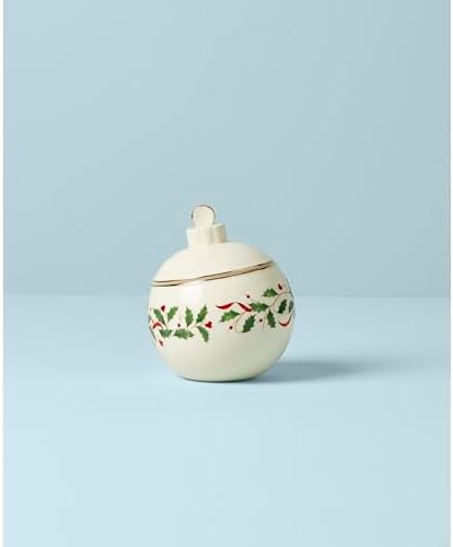 Lenox Holiday Christmas Ornament Candy Jar - Image 3