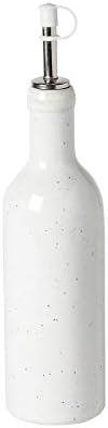 Casafina Ceramic Stoneware 12 oz. Cruet - Fattoria Collection, White | Microwave & Dishwasher Safe Dinnerware | Food Safe Glazing | Restaurant Quality Serveware by Casafina