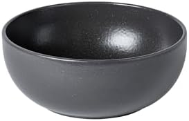 Casafina Ceramic Stoneware 7.5" x 3", 37 oz. Serving Bowl - Pacifica Collection, Seed Grey | Microwave & Dishwasher Safe Dinnerware | Food Safe Glazing | Restaurant Quality Serveware by Casafina