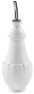 Casafina Ceramic Stoneware 11 oz. Cruet - Impressions Collection, White | Microwave & Dishwasher Safe Dinnerware | Food Safe Glazing | Restaurant Quality Serveware by Casafina