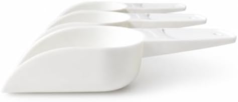 Tupperware Baking Flour Scoop (3) White Flour Sugar Baking Aid Kitchen Aid 6386 by Tupperware