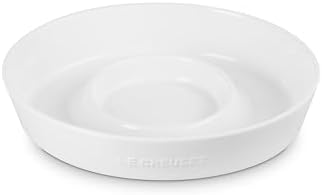 Le Creuset Stoneware Signature Oval Chip and Dip Platter, 13", White by Unknown