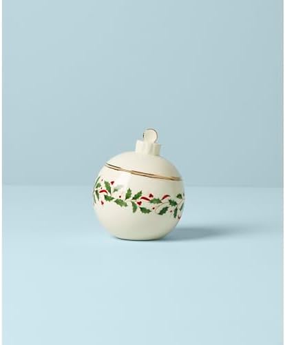 Lenox Holiday Christmas Ornament Candy Jar - Image 2