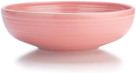 Fiesta® Bistro Coupe Bowl, Large (68oz) – Durable Ceramic, Lead-Free, Dishwasher/Microwave/Oven Safe – Made in USA Dinnerware - Peony by TheFiestaTablewareCompany