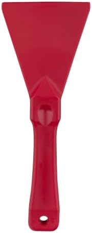 SPARTA 3" Plastic Handheld Scraper, Polypropylene, Red (Pack of 6) by SPARTA