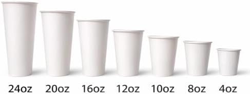 Sierra 10oz Paper Hot Cups, 1,000 Count, White, 20 Packs of 50, Made in USA - Image 5