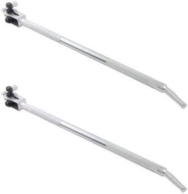 Mytee Products 2 Pack 39.5" Standard Ratcheting Winch Bar for Flatbed Trailer - Chrome Carbon-Steel Ratchet Winch Bar with Non-Slip Handle & Slip Resistant Tip for Secure Operation by MyteeProducts