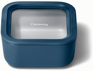 Caraway Glass Food Storage Container with Lid by Unknown