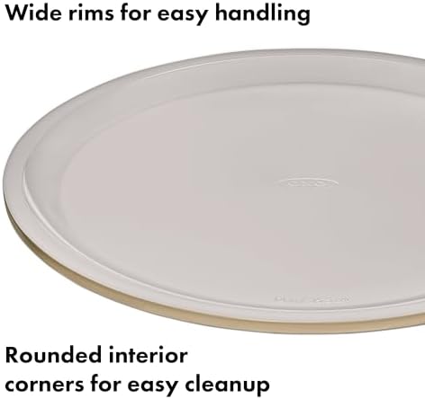 OXO Good Grips Non-Stick Pro Ceramic Coated 15-Inch Pizza Pan, Biscuit - Image 5