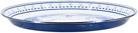 Golden Rabbit Enamelware Medium Tray, 15.5 inch, Blue Crab - Image 2