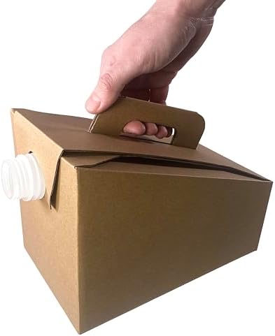 Disposable Coffee To Go Container for Catering Hot or Cold Beverages; 10 Portable and Insulated 96 oz Carafe; Cardboard Coffee Box with Handle; Includes 100 Pack Plastic Stir Sticks - Image 7
