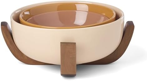 Oneida 24 Seven Colors Sunbaked Porcelain Nesting Bowl Set, 4-Piece by Oneida