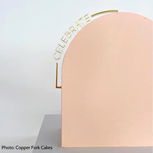 CAKESAFE - Mini Arch Disk Set-Unique Shaped Acrylic Disks for Cake Decorating - Image 4