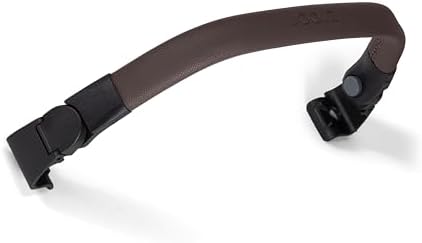 Joolz Aer2 Foldable Bumper Bar for Joolz Aer2 Stroller – One-Hand Fold Compatible, Secure & Comfortable Toddler Support Bar, Leatherette Finish, Easy Click-On Design - Mid Brown Carbon by Joolz