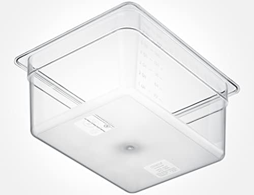 CURTA 6-Pack 1/2 Size 6" Deep NSF Polycarbonate Food Pans | Dishwasher & Freezer Safe Clear Container for Prep Tables, Buffet, Salad Bar, Commercial & Home Kitchen - Image 3