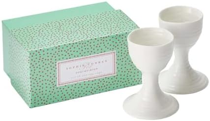 Portmeirion Sophie Conran Egg Cups - Set of 2, Fine Porcelain Breakfast Egg Holders for Soft & Hard Boiled Eggs - 3.5 Inch Serveware, Durable, Dishwasher & Microwave Safe (Pack of 2) - Image 5
