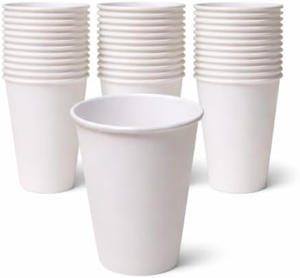 Sierra 10oz Paper Hot Cups, 1,000 Count, White, 20 Packs of 50, Made in USA by SierraHygieneProducts