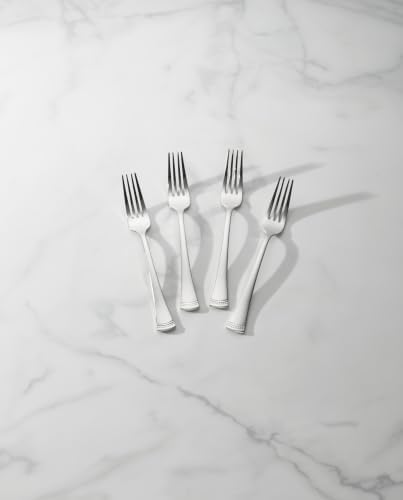 Lenox Portola Dinner Forks Silverware Set for 4, Flatware - Image 3
