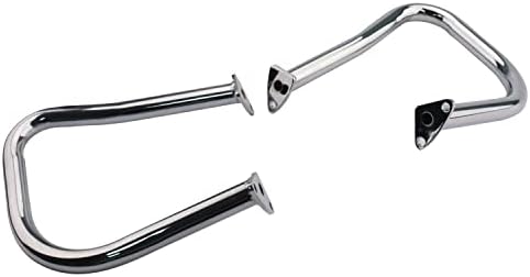 1 Pair Rear Highway Bars Saddlebag Crash Bars Engine Guards for Indian Chief Vintage Chieftain 2014-2021 Roadmaster 2015-2021 Dark Horse Springfield 2016-2021 Challenger 2020 (Chrome) - Image 4