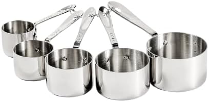 All-Clad Stainless Steel 5-Piece Measuring Cup Set, Kitchen Tools, 5 piece by Unknown