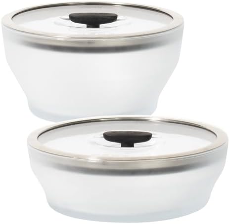 Anyday 4-Pc Microwave Cookware Glass Food Storage Set (Black Sesame) by Anyday