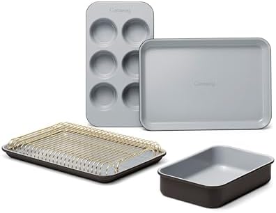 Caraway 6-Piece Ceramic-Coated Mini Bakeware Set by Unknown