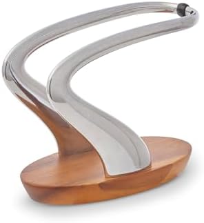 nambe Lupo Napkin Holder for Kitchen Countertops | Use for Indoor and Outdoor Dining | Table Top Luncheon Napkin Tray for Parties, Weddings, and Events | Made of Metal Alloy | 7.5in by Unknown