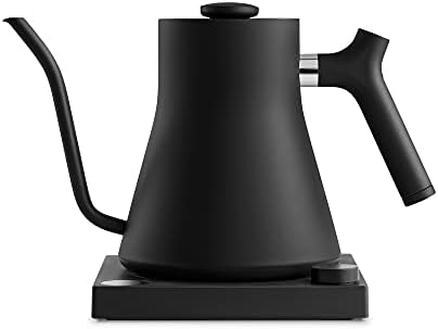 Fellow Stagg EKG Electric Gooseneck Kettle - Pour-Over Coffee and Tea Kettle - Stainless Steel Water Boiler - Quick Heating for Boiling Water - Matte Black by Unknown