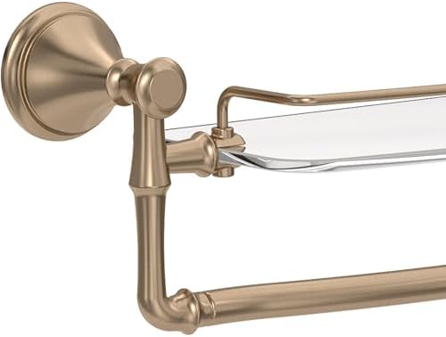 DELTA 79710-CZ, 18" Glass Shelf with Bar, Champagne Bronze - Image 5